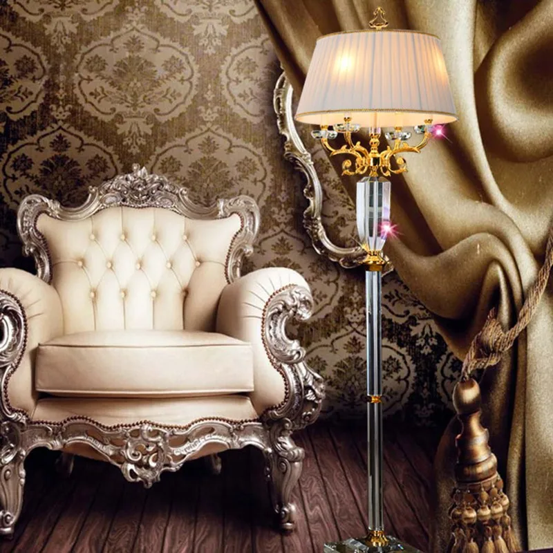 Luxury Crystal Floor Lamp For Living Room Decorative Lamps Floor Lamp For Living Room Decorative