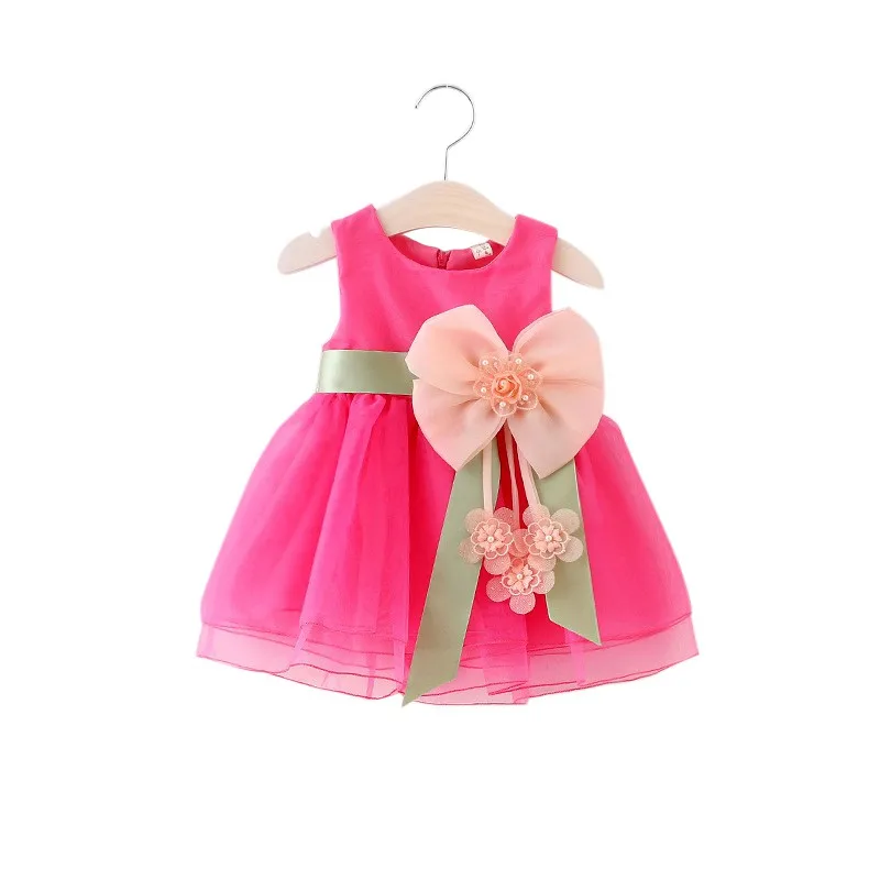 

Baby Girl Dress Summer Infantil Toddler Flowers Party Sleeveless Baby Dresses for Girls 0-5Y