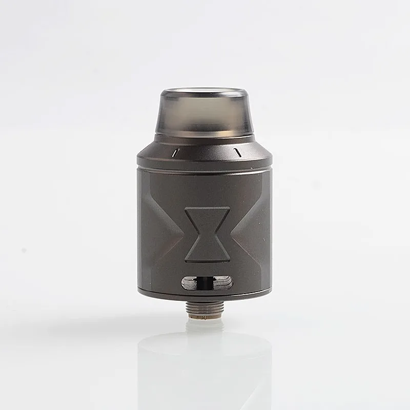 

Original Hugsvape Piper RDA 24mm Dual Coil Rebuildable Dripping Vape Atomizer with Bottom Feeder Pin for Mechanical VW Vape Mod