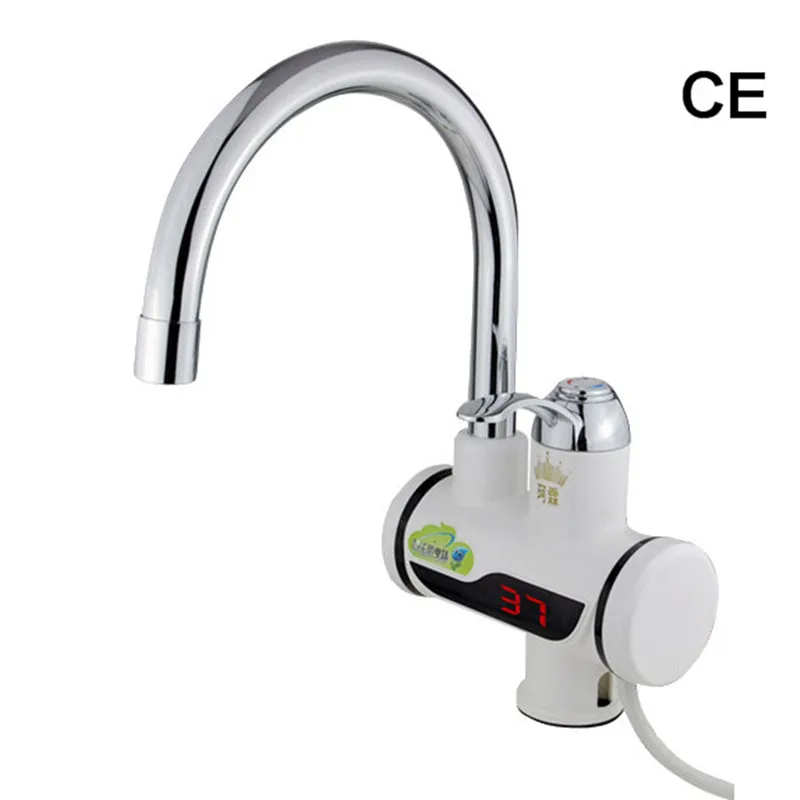 

KELIN Electric heating faucet water heater taps bathroom basin faucet with LED digital display EU plug
