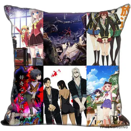 Pillowcase Best Custom Studio Ghibli Collage(1)@ Наволочка на подушку, спальня Home Square Наволочка на молнии(одна сторона)#190404-01-154 - Цвет: Pillowcase