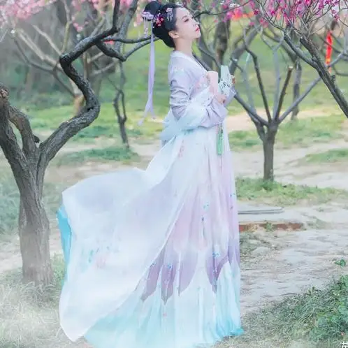 2019 новый национальный древнекитайский карнавальный костюм hanfu традиционный