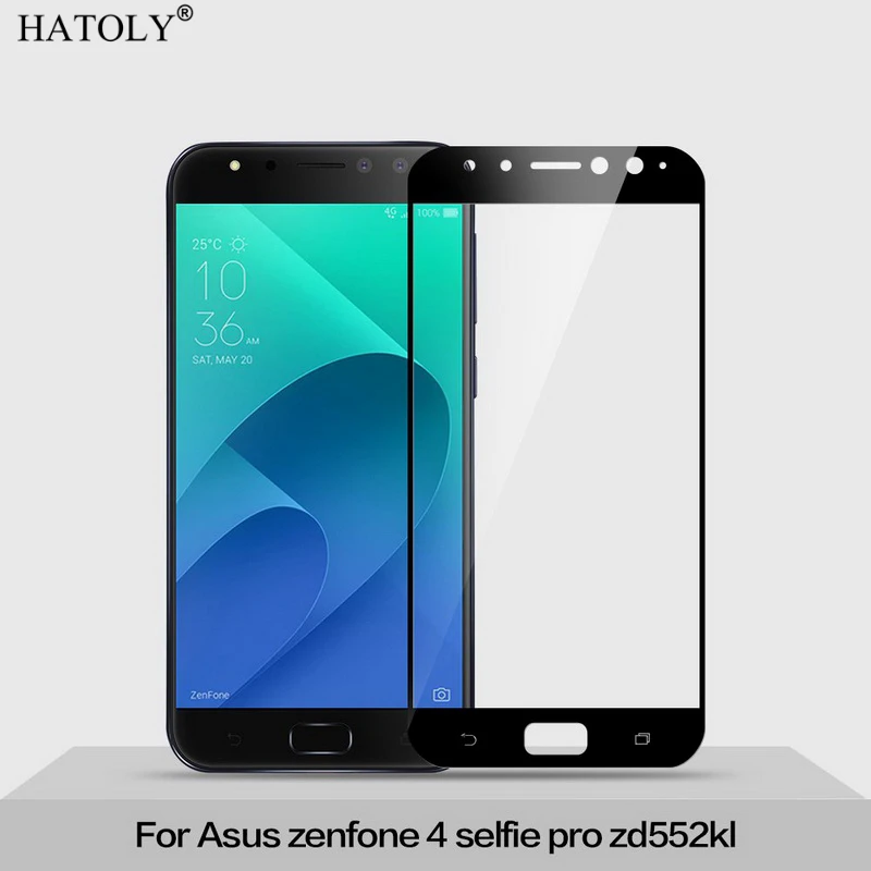 2 шт. закаленное стекло для Asus Zenfone 4 Selfie Pro ZD552KL защита экрана полное покрытие 3D