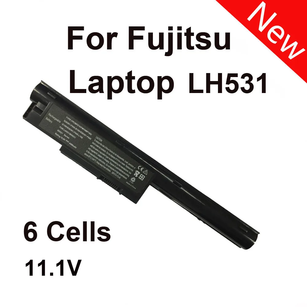 Extended Laptop Battery for Fujitsu LH531 BP195 SH531 BH531 FPCBP274 S26391 F545 E100 FMVNBP195 FPCBP323AP 6 Cells 4400mAh SZ-in Laptop Batteries from ...