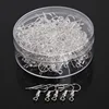 Big Sale 200pcs/lot silver rhodium gold earring hooks ear wire for earrings DIY jewelry making ZJA9QYEg