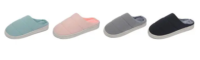 Winter New Arrival Simple Style Men And Women Durable Home Slippers Soft Cotton Comfortable Indoor Antiskid Bedroom Shoes (9)