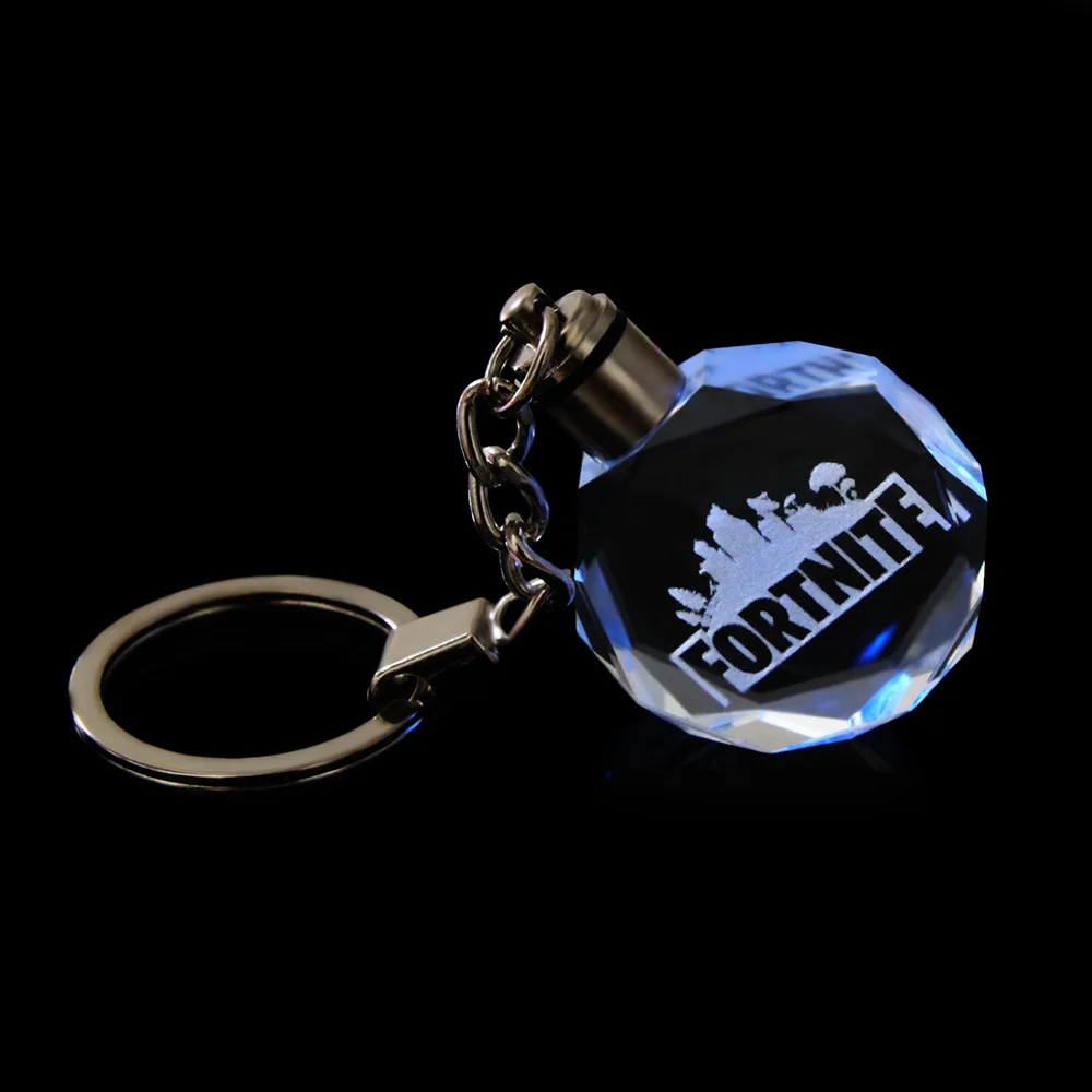 

Colorful Crystal Love Keychain Photo LED Light Key Ring Key Chain Fashion Luminated Keyring Baby Souvenir Gift sleutelhanger
