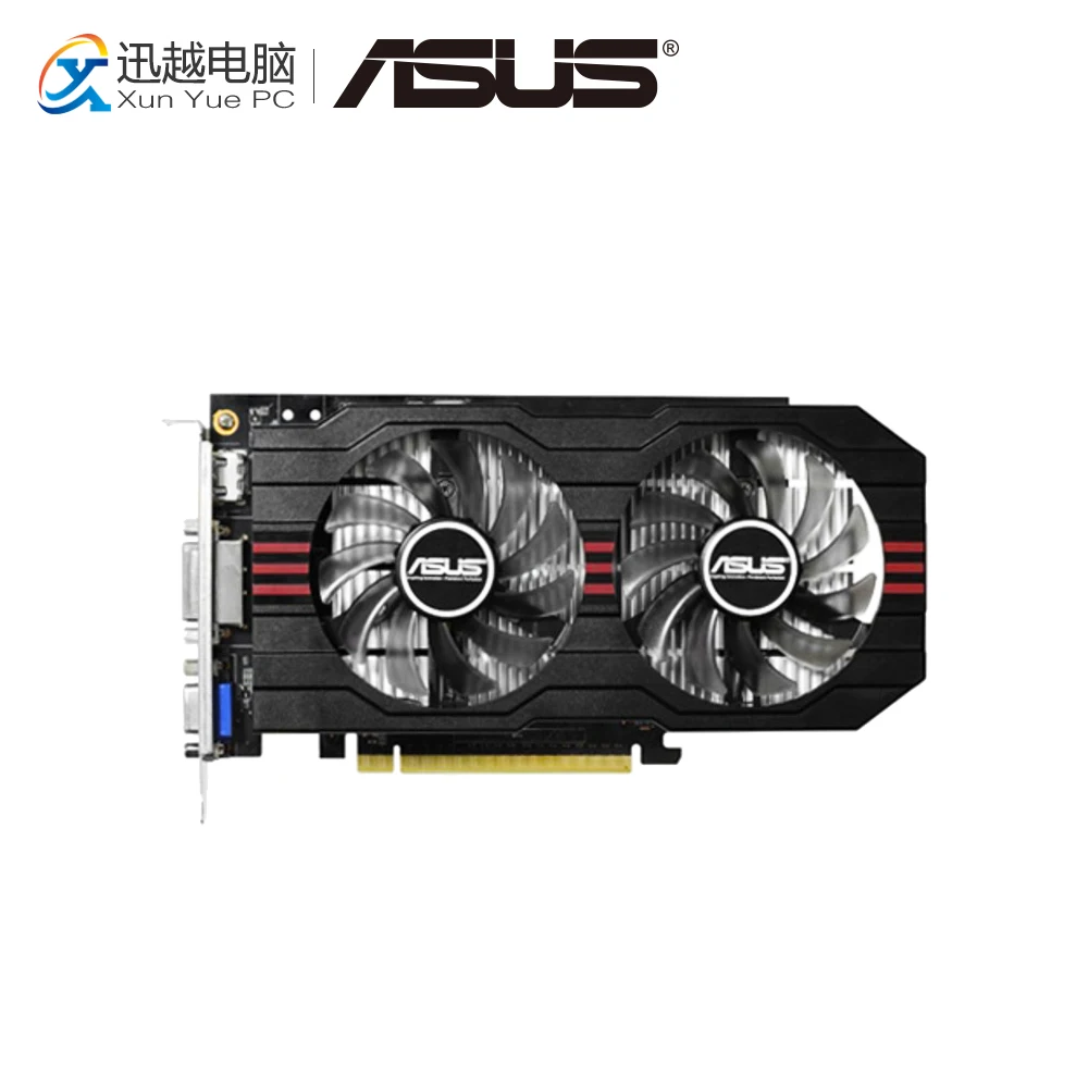 

ASUS GTX-750-DF-1GD5 GDDR5 Original Graphics Cards 128 Bit GTX750 Video Card VGA DVI HDMI For Nvidia Geforce GTX 750