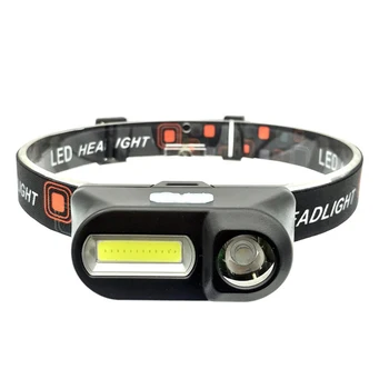 

USB Rechargeable Led Headlamp Portable Headlight Headlamps COB High Bright Flood Lights Waterproof Work Light With 18650 Battery