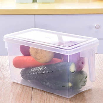 

Waterproof Seal-up Storage Food Container Fridge Crisper Case Carry Handle Box Storage Box