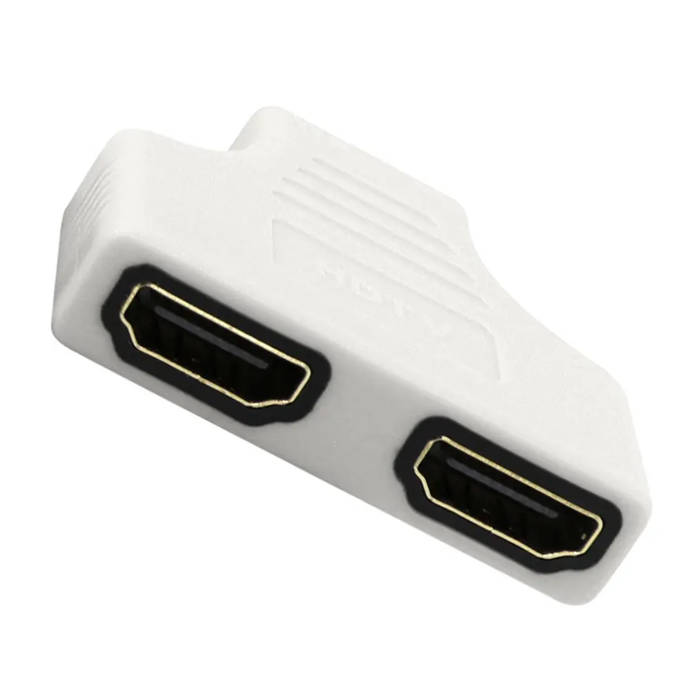 1080P HDMI Ports Male to 2 Female 1 In 2 Out Splitter Adapter Converter For TV Dropshipping