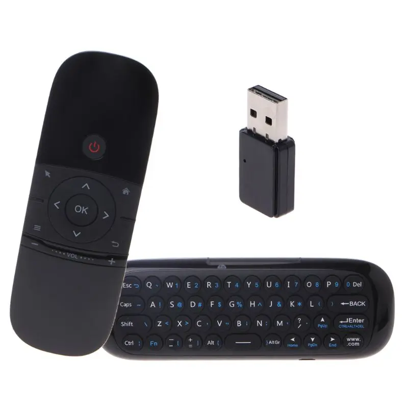 Беспроводная клавиатура W1 2 4G Air Mouse ИК пульт дистанционного управления с датчиком
