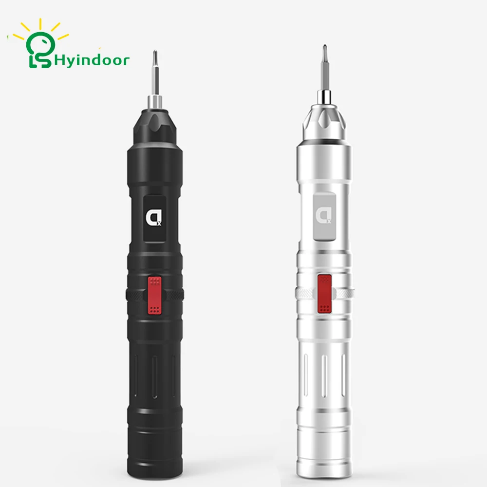 

Mini Smart Handle Electric Screw Driver Operated Cordless with Bidirectional Switch for Household Maintenance USB Rechargeable