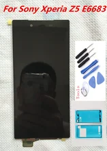 White Black For Sony Xperia Z5 E6603 E6633 E6653 E6683 LCD Display Touch Screen Digitizer+Adhesive Stickers+Tools Assembly