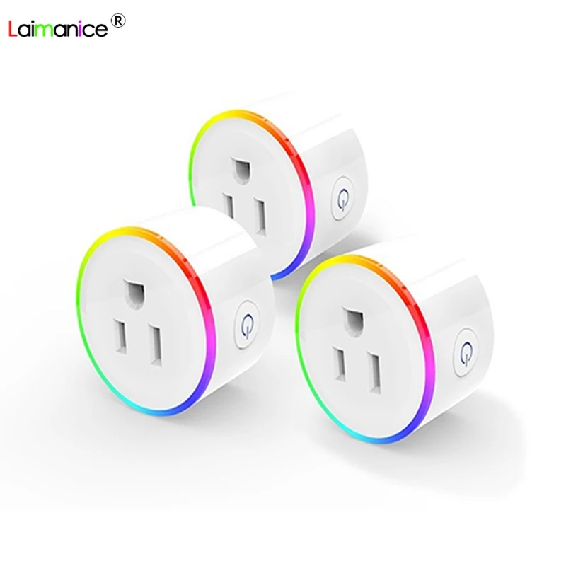 

Smart Plug WiFi Control Socket 1100W 10A Power Energy Monitoring Timer Switch US Outlet Voice Control by Alexa Google Home