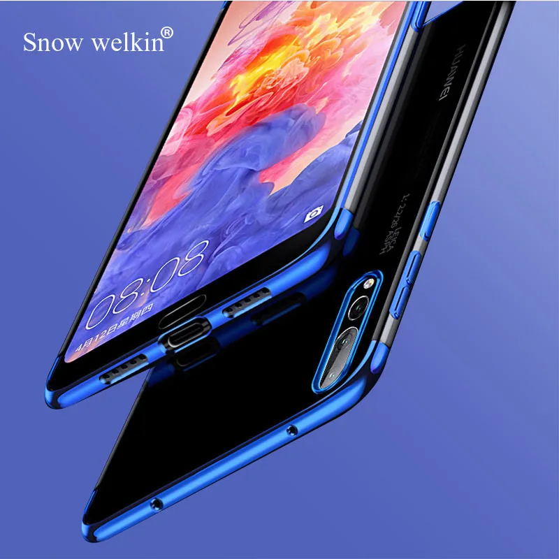Прозрачный чехол из силикона и ТПУ для телефона Huawei P9 P10 P20 Lite Plus Honor 9 10 P smart Mate 20 Pro X