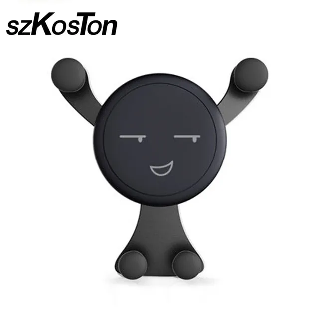 Special Offers 4 to 6 inch Car Air vent Mobile Phone Holder Stand Gravity Car Phone Holder For iPhone X 7 8 6 s 5s Cell Phone GPS Support Smile Special Offers 4 to 6 inch Car Air vent Mobile Phone Holder Stand Gravity Car Phone Holder For iPhone X 7 8 6 s 5s Cell Phone GPS Support Smile