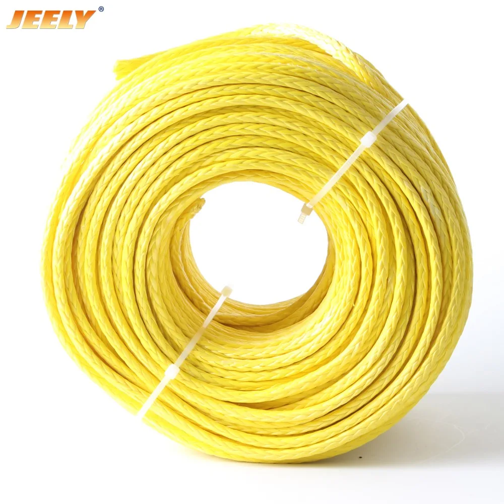 

JEELY 5/8 ''16 мм 100 м UHMWPE буксирный трос 12 нитей в оплетке