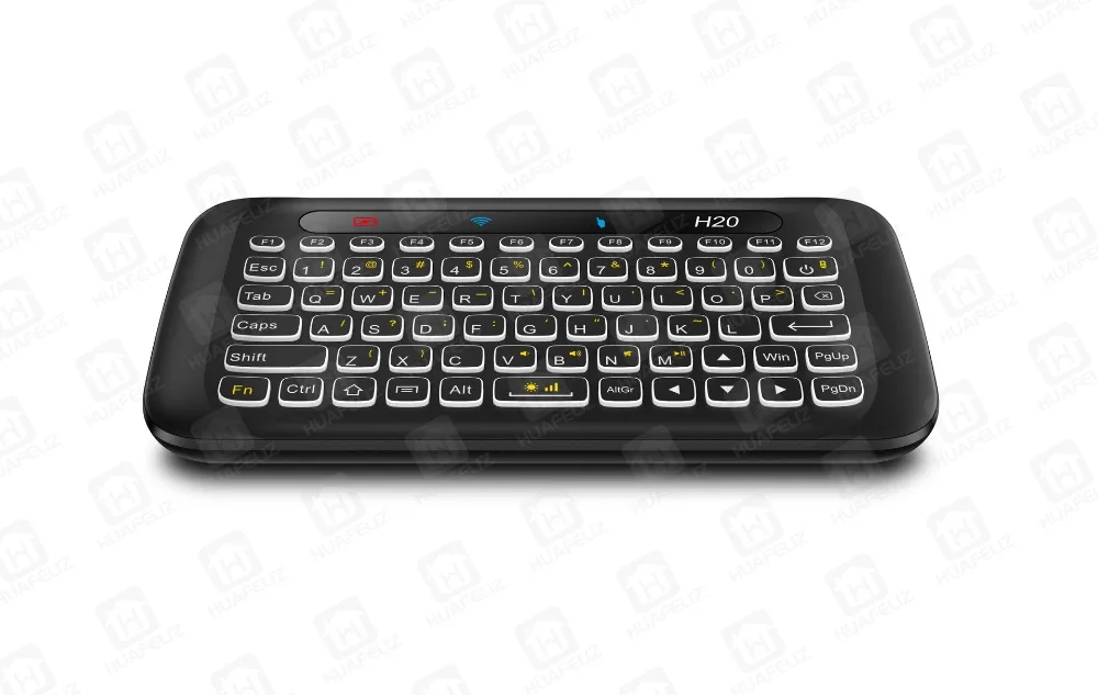 H20 мини беспроводная клавиатура с подсветкой Сенсорная панель Air mouse ИК пульт