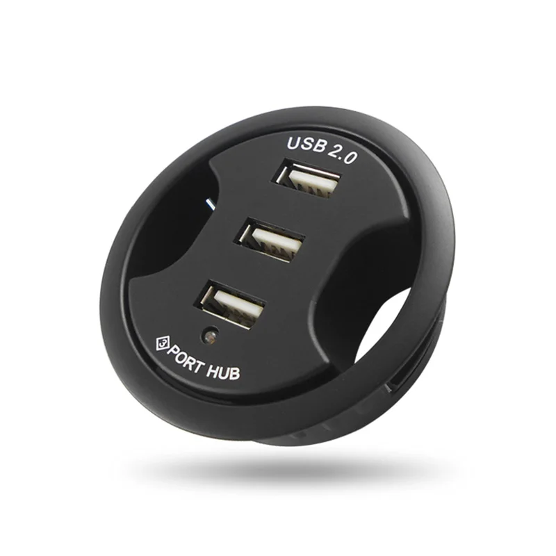 Офисный Компьютерный стол ESLOTH G3 usb сплиттер с круглым отверстием концентраторы