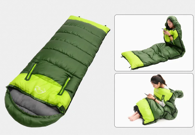 Bolsa de Dormir Inverno ao ar Acampamento Ultraleve Envelope Livre Dormir Cama Forro 190x75cm 8 190x75cm acampamento ultraleve saco de dormir envelope