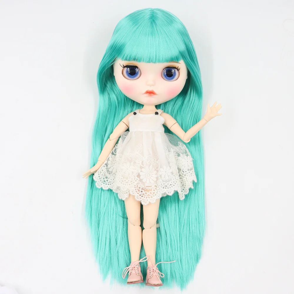 Кукла Blyth ICY DBS с белой кожей шарнирное тело новое матовое лицо зеленые мягкие
