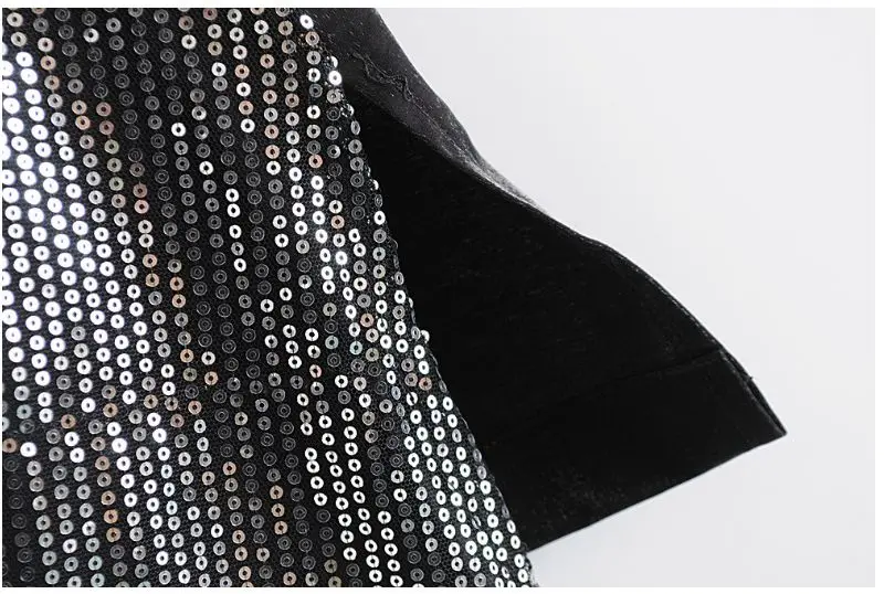HCBLESS 2019 Летние Новые Женские Стандартная юбка блестками Высокая талия кружевная длинная юбка