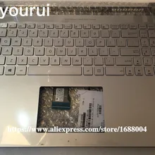 Yourui США чехол для клавиатуры ноутбука Упор для рук ASUS UX501 N501 N501J N501JM США раскладка с подсветкой черный C оболочки