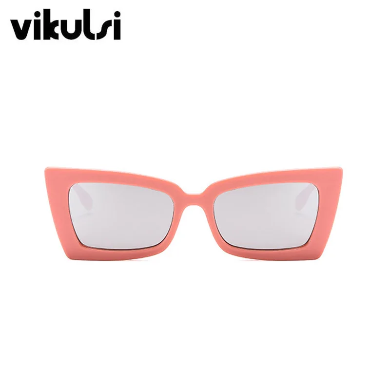 Модные супер звезды Леди Гага кошачий глаз солнцезащитные очки для женщин и мужчин Роскошные брендовые дизайнерские негабаритные солнцезащитные очки мужские очки - Цвет линз: D725 pink silver