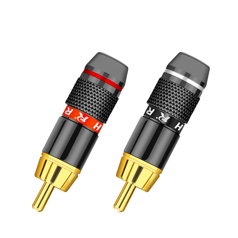 10 компл./лот RCA коннекторов шт. штекерных штепсельных вилок + гнездовых разъемов