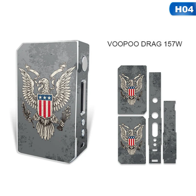 Наклейки на электронные сигареты для VOOPOO DRAG TC 157W коробка мод наклейка на обложку