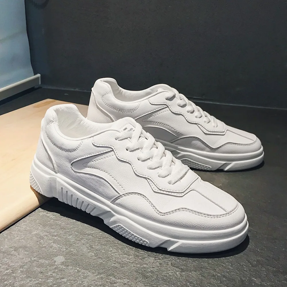 

New Arrival White Beige Men Casual Shoes Easy To Match Cool Fashion Male Shoes Comfortable Men's Popular Shoes Bestselling