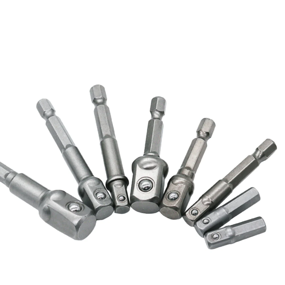 Hex Shank Rotating Square Head Sleeve connecting Rod with Bead 1/4 3/8