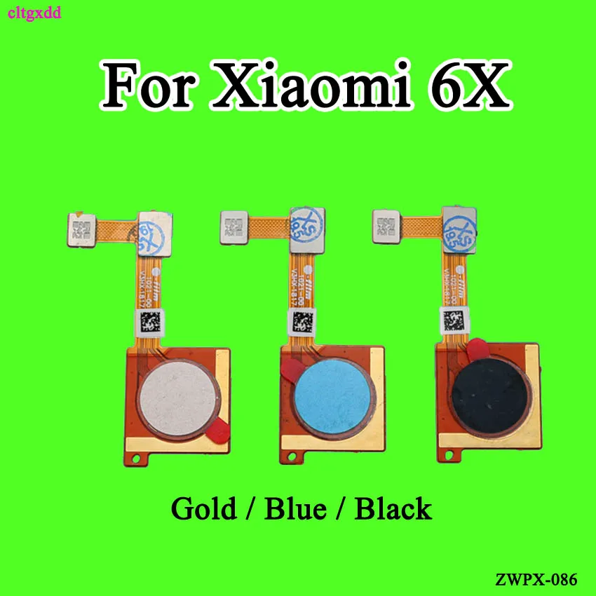 

cltgxdd Fingerprint Sensor Flex Cable Connecter For Xiaomi 6X Mi 6X Finger ID Touch Flex Cable Replacement