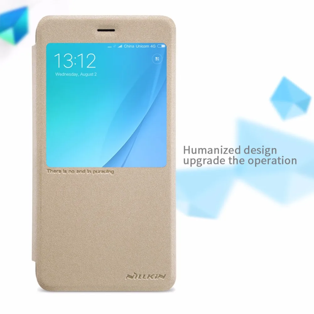 Чехол для Xiaomi Mi A1 NILLKIN Sparkle pu кожаный флип чехол smart view window PC задняя крышка 5