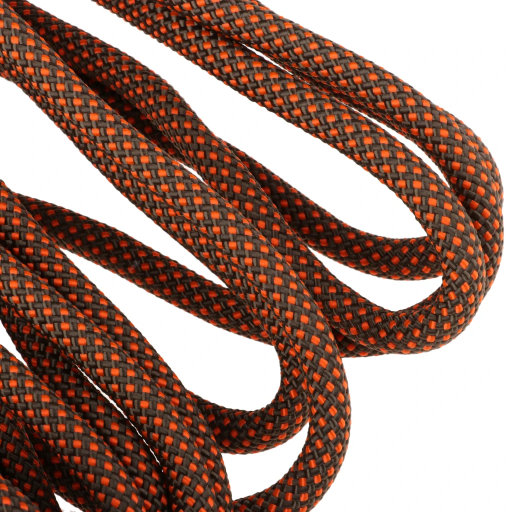 Perfeclan Safety Climbing Rope Cord for Tree Arborist Rappelling Rescue Escape Sling 10 m/33 ft 15KN Rock Climbing Rescue Rope