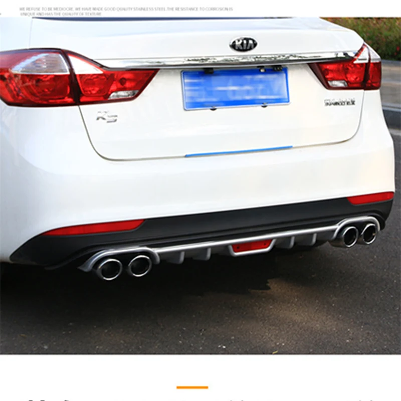 For Forte K3 ABS Rear Bumper Diffuser Bumpers Protector For 20162018