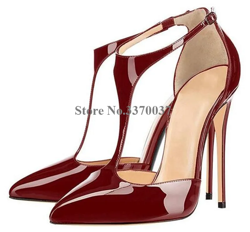 burgundy and silver shoes