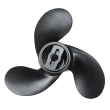 309-64107-0 7,4x5,7 алюминиевый сплав черный подвесной Пропеллер для Nissan Tohatsu Evinrude Джонсон 2,2-3.3HP 3 Лопасти r-вращение