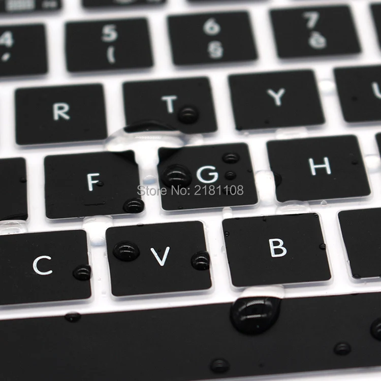 Французский Версия США силиконовая клавиатура кожного покрова протектор для Mac Book Air 11 11,6 дюймов A1465/A1370