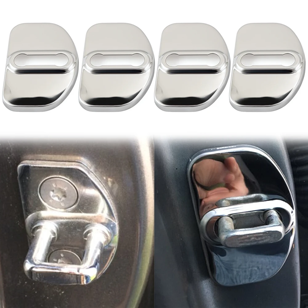 

Car Styling Auto Door Lock Cover Case For Dacia Sandero Stepway For Renault Megane Scenic Badge Accessories Car-Styling