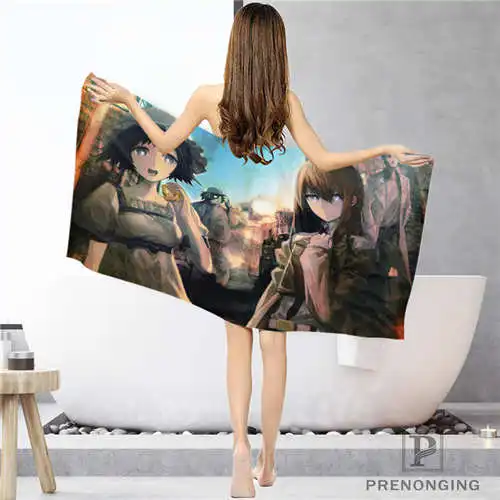 Face or Bath Towel Таможня steins-gate(1) тряпка для ванной комнаты полотенце s лицо полотенце/банное полотенце Душ Полотенце s Размер 33x74 см/72x143 см#18-12-16-01-26 - Цвет: Face or Bath Towel