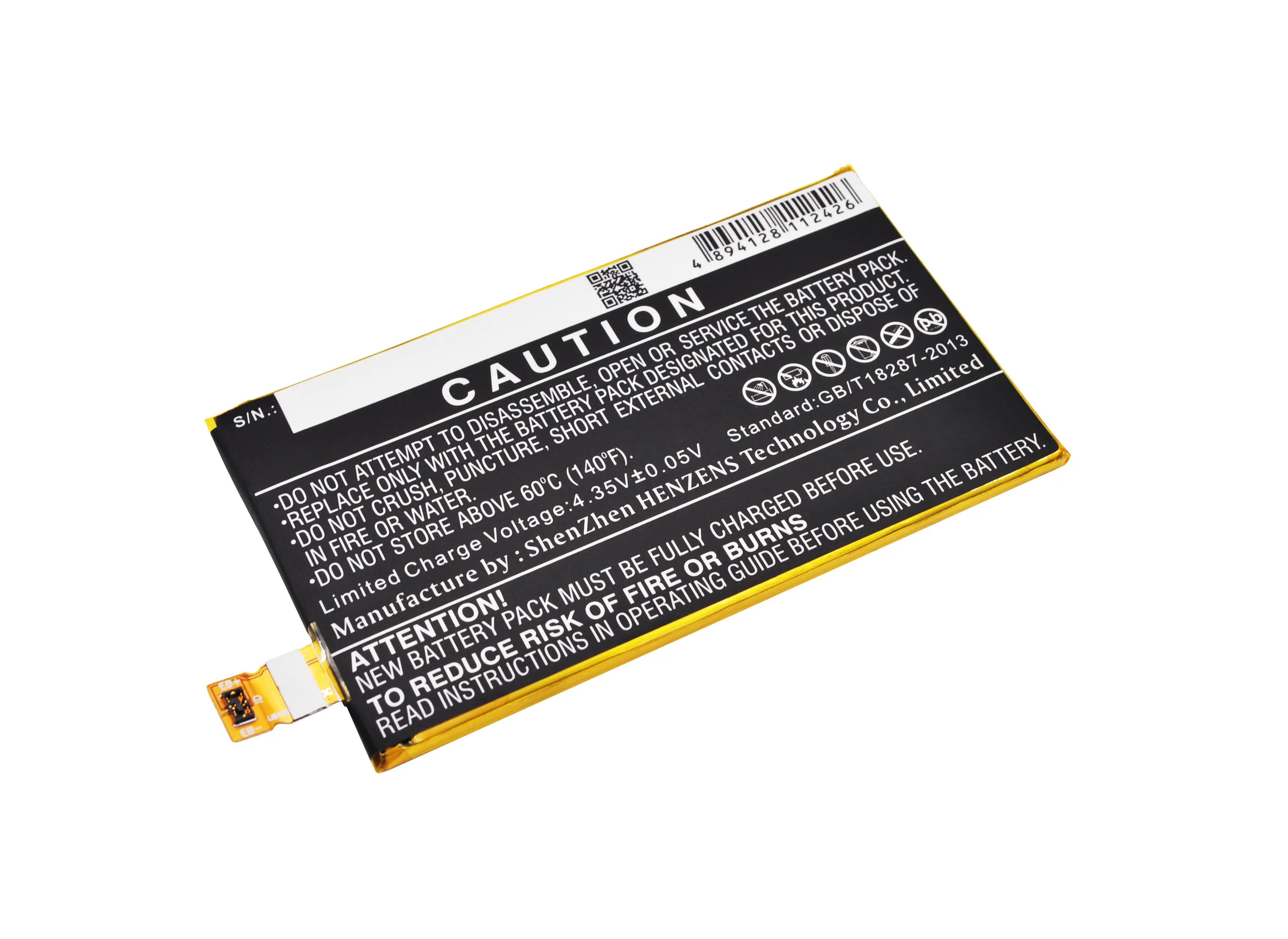 Аккумулятор Cameron Sino 2600mAh LIS1594ERPC для sony Ericsson E5803, E5823, F3211, F3212, F3213, F3215, F3216, S50, SO-02H, Xperia Z5c