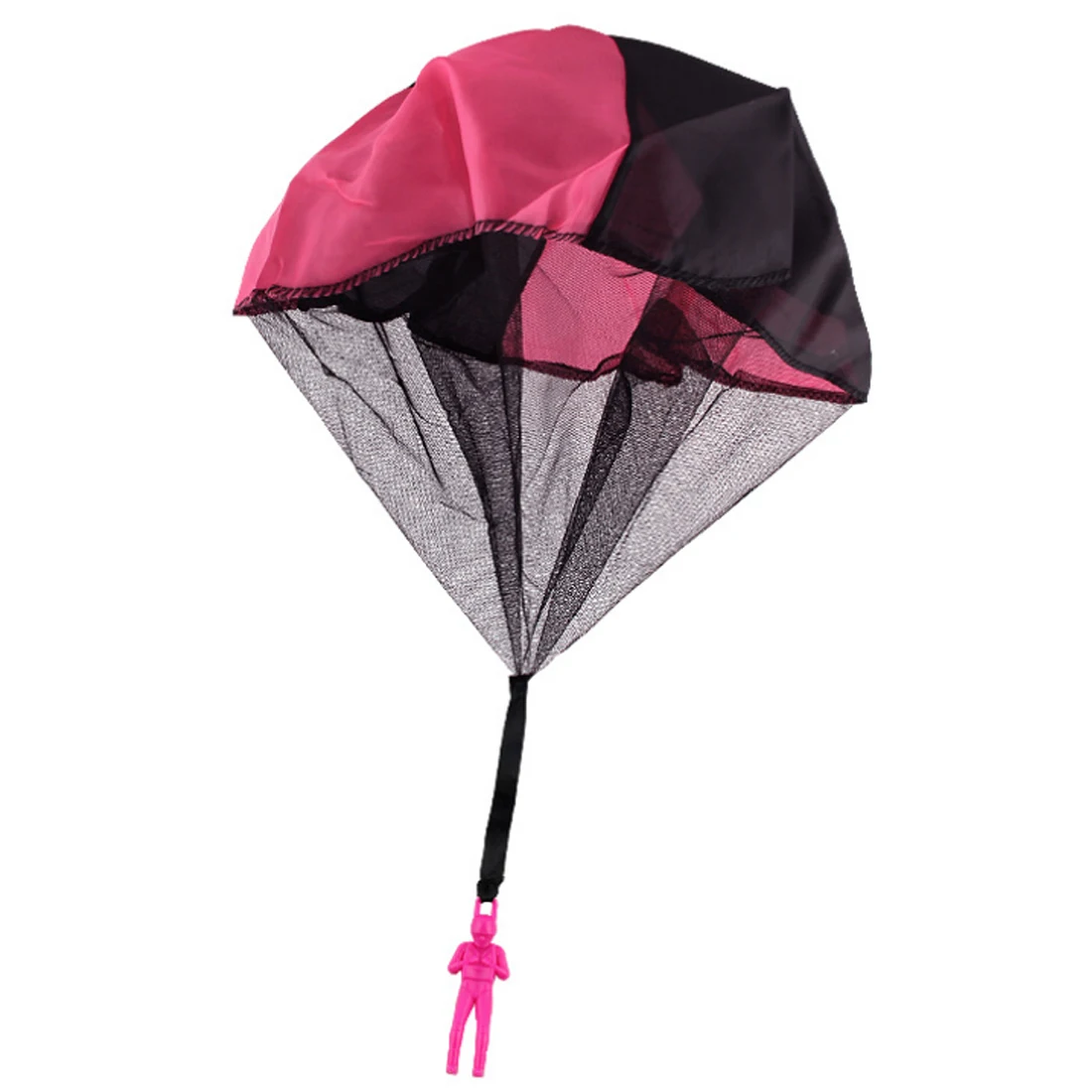 2 шт на Мини хватать руками парашют дети летающие игрушки солдат уличные виды спорта для обучающих детей подарок-розовый