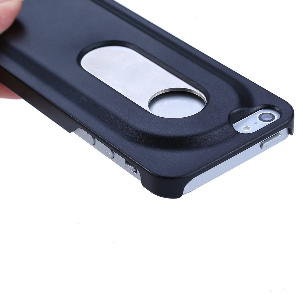 2 в 1 металлический открывалка для бутылок пива чехол для iPhone 5/5S/SE 6 7