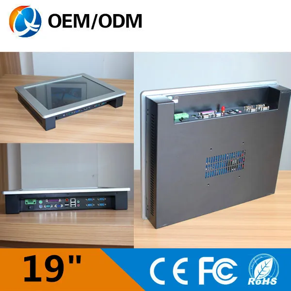 19 inch touch screen Resolution 1280x1024 pc all in one computer Industrial Computer with Intel D525