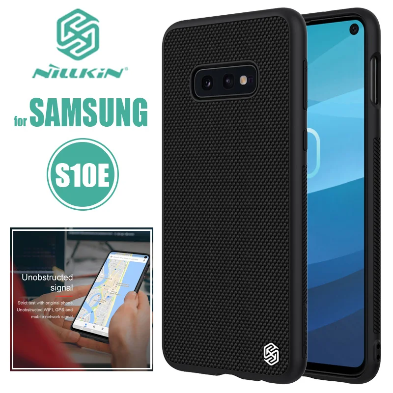 

for Samsung Galaxy S10E Case Nillkin Luxury Texture Business Slim S10 E Back Cover for Samsung S10E Nilkin Silicone Phone Case