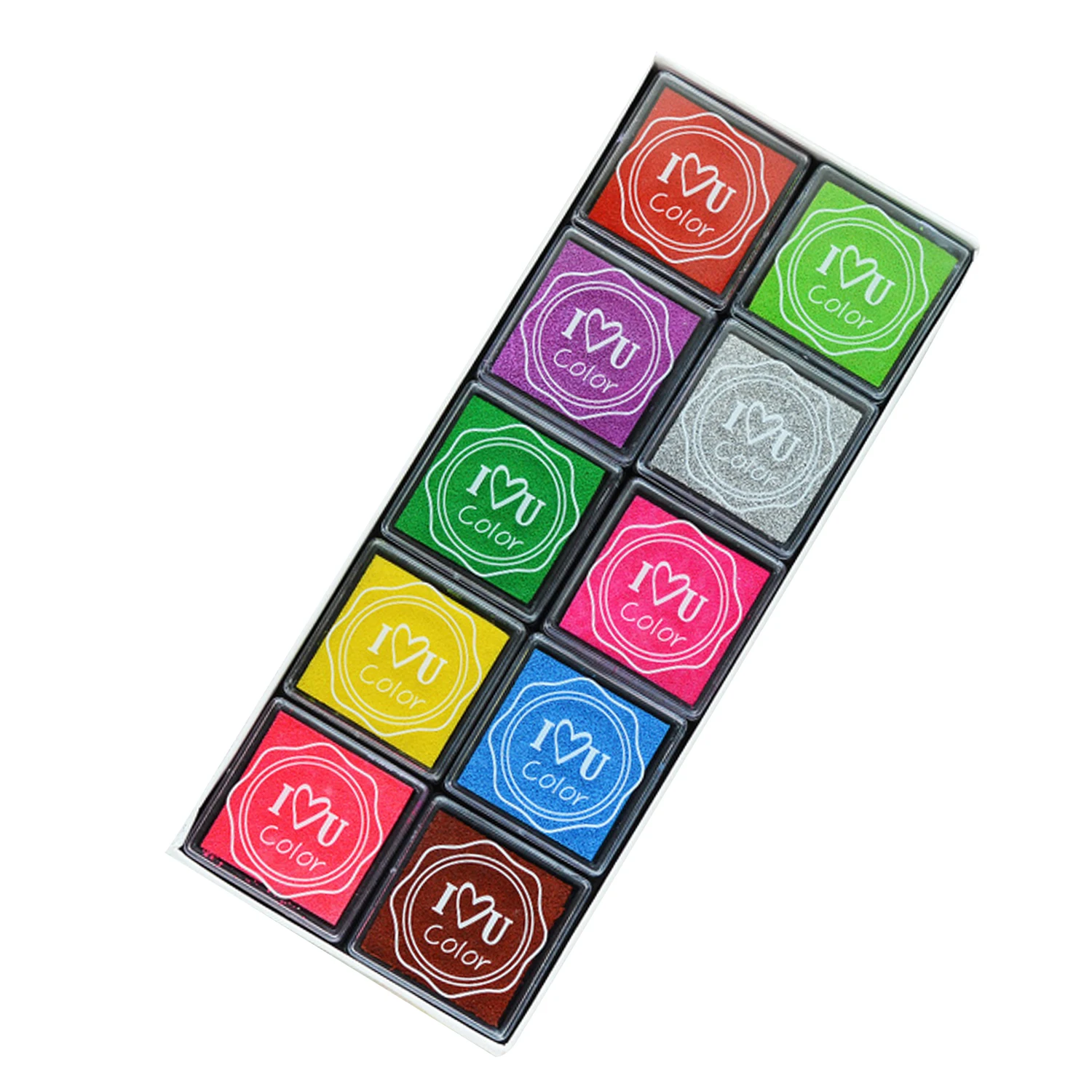 

20Colors Kids Colorful Washable Water-based Stamp-pad Ink Pad Cushion Stamps Inkpad DIY Finger Painting Scrapbook Graffiti Toy