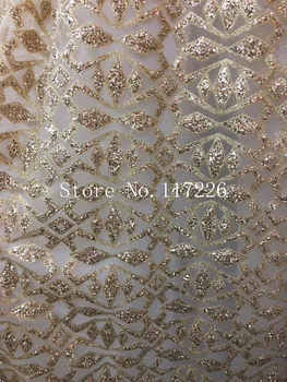 

Nice looking JRB-5737 french Net Lace Fabric with glued glitter african lace fabric