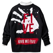 Punk Knitted Lady Sweater Men Loose Wool Couple Pullover Men Plus Size Sweater Warm Turtleneck Pull Homme Hiver Man Clothes MY25